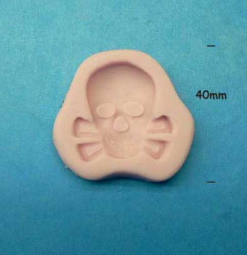 Skull Silicone Mould - Click Image to Close